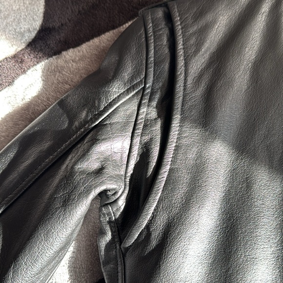 Leather Biker Jacket - Picture 5 of 12